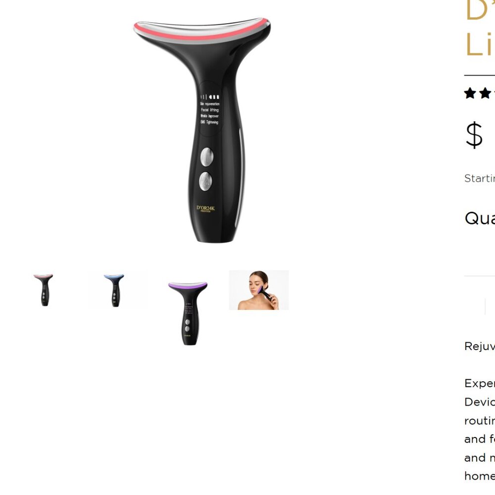 d or 24k neck device